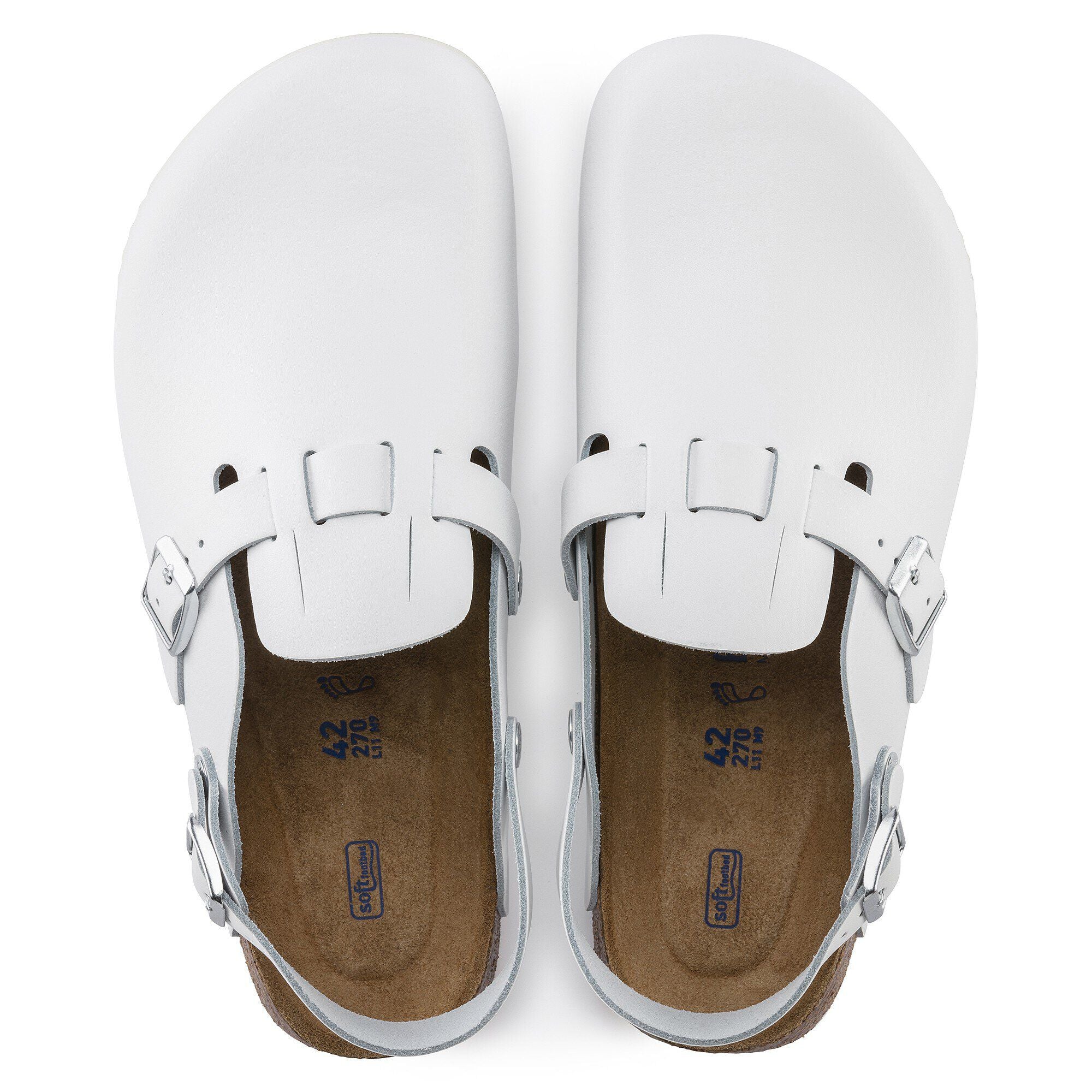 Kay Soft Footbed Birko-Flor White