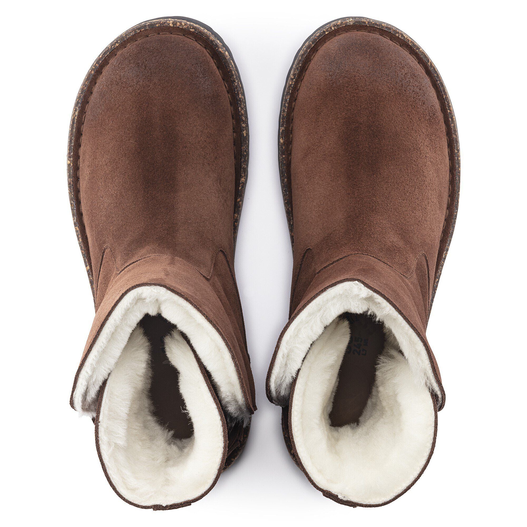 Uppsala Shearling Suede Leather Espresso