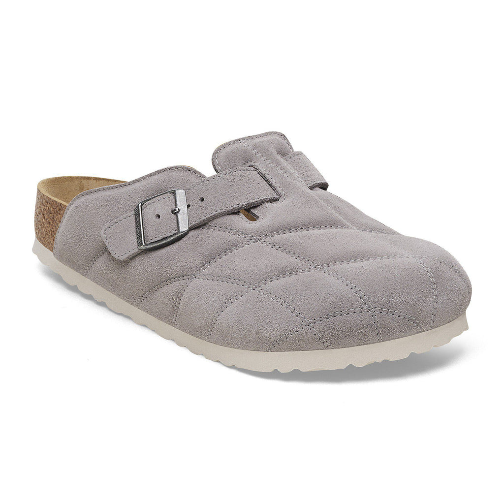 Boston Quilted Suede Leather Stone Coin