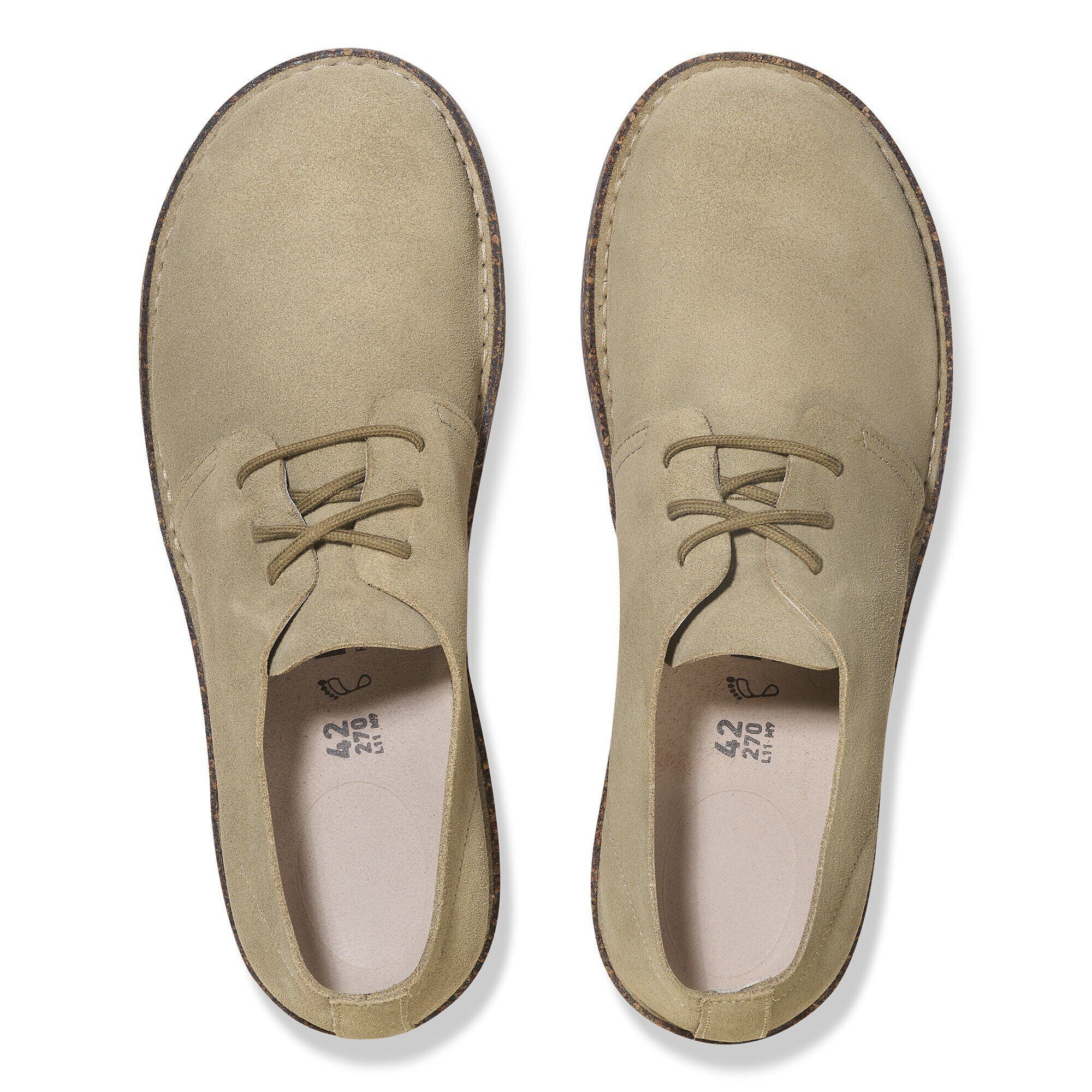 Uppsala Low Suede Leather Faded Khaki