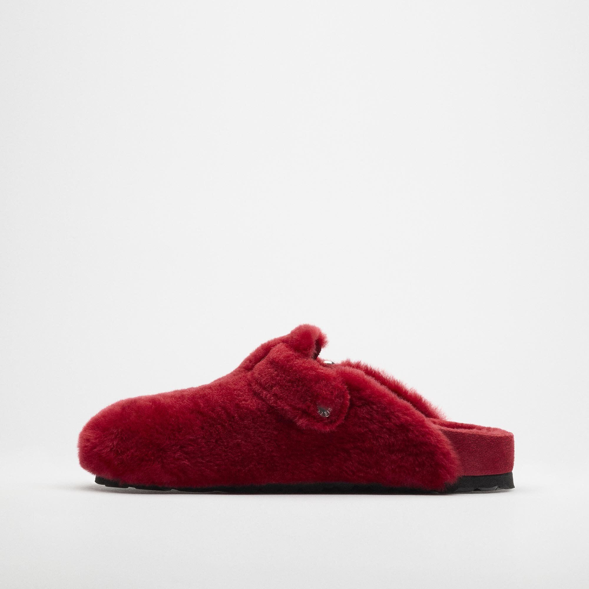 Boston 1774 Shearling Fur Red