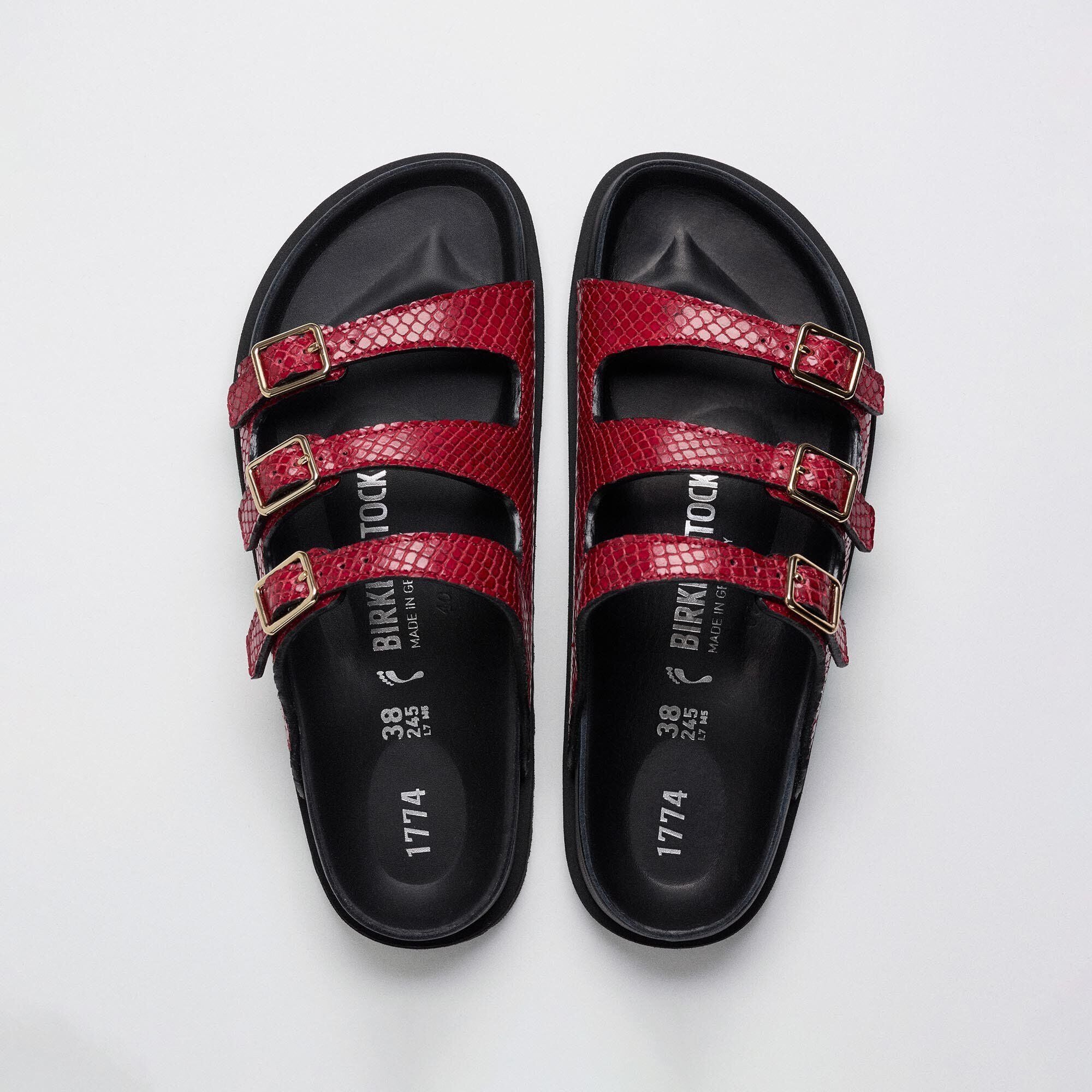 Florida Lined 1774 Leather Red