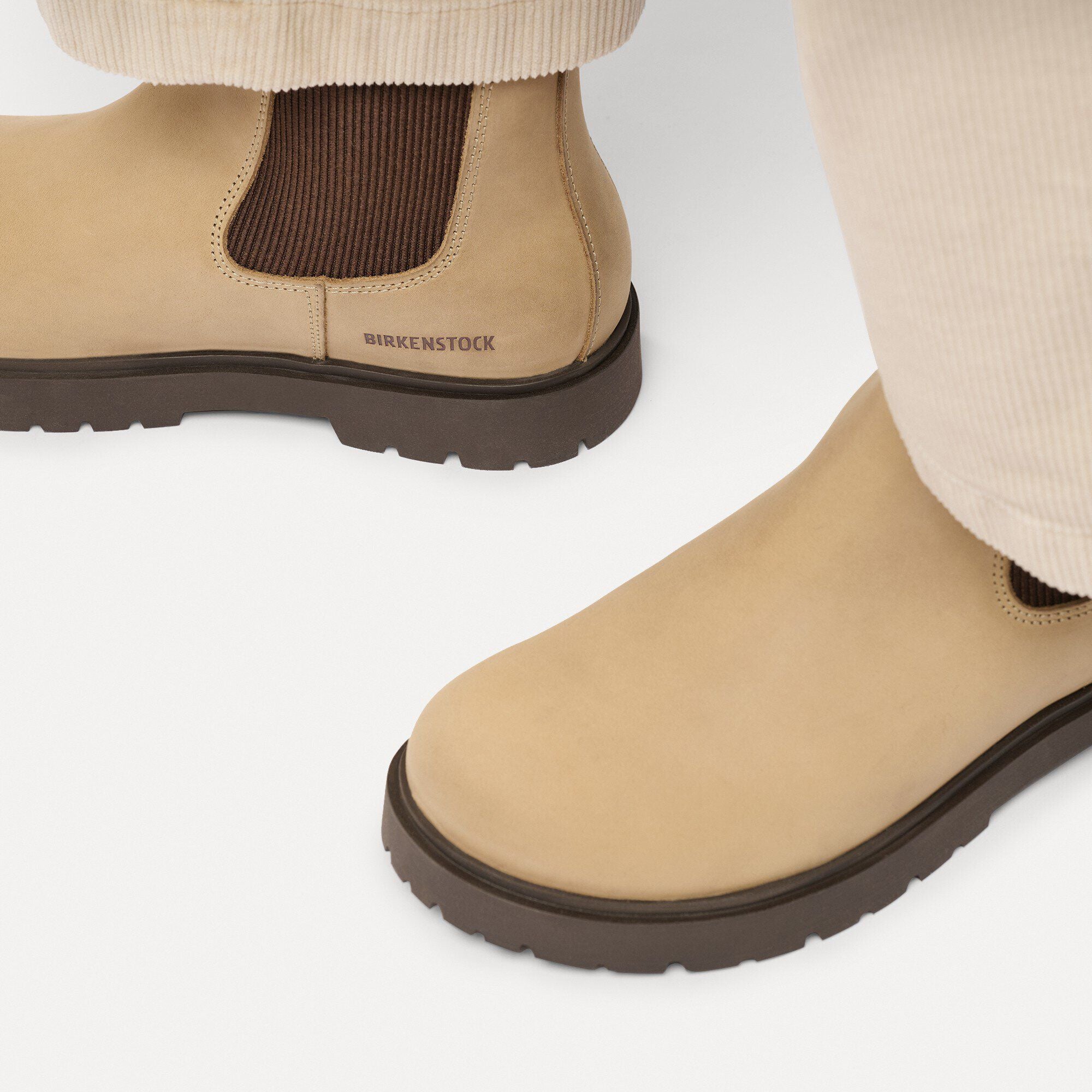 Highwood Slip On Mid Natural Leather Oiled